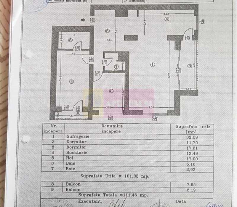 Apartament 3 camere InCity Residence
